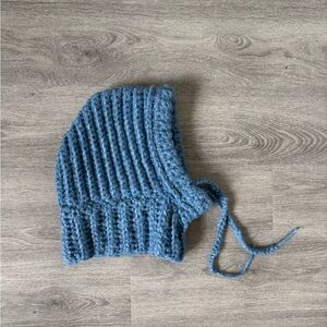 Blue Crochet Balaclava